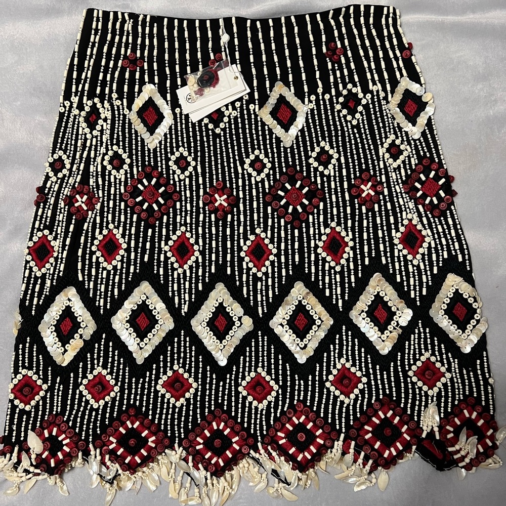 Tory Burch beaded Mia Skirt